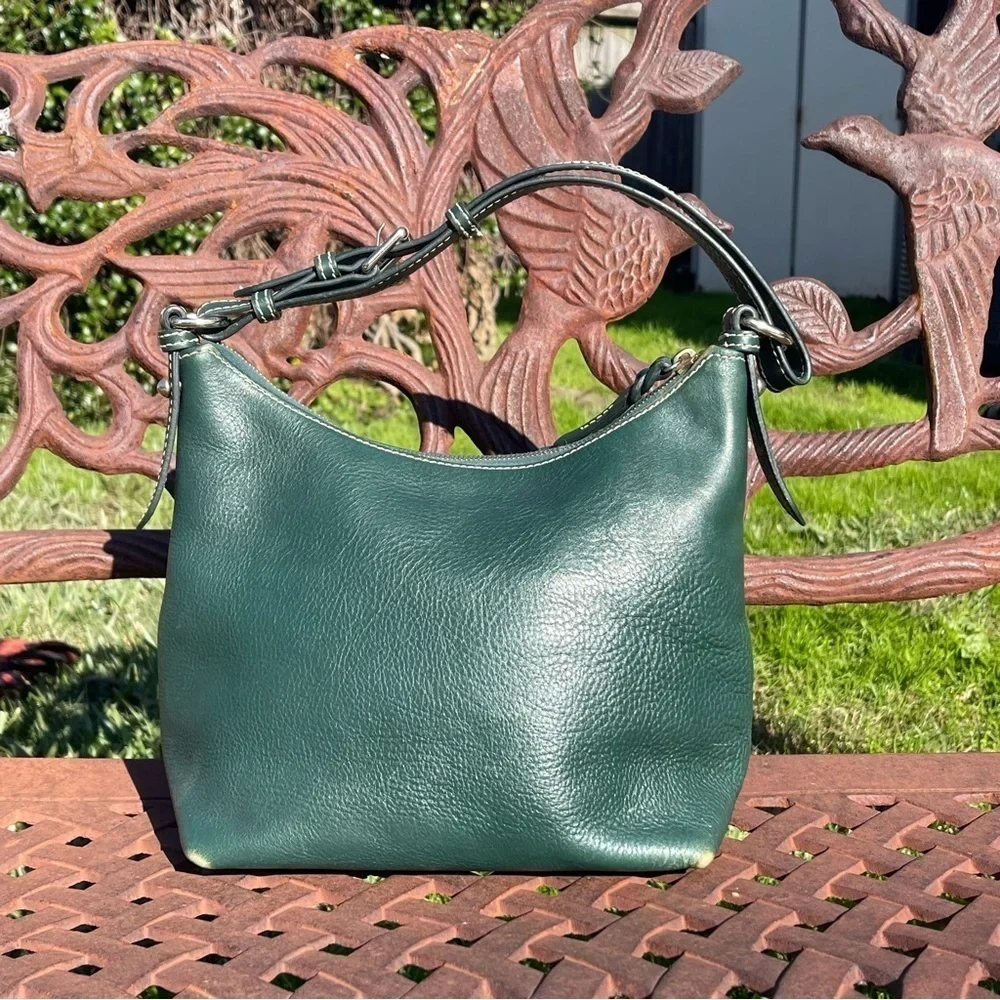 Vintage Dooney & Bourke Alyssa Saffiano Leather Shoulder Bag